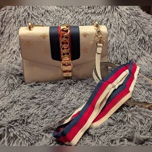 Gucci Sylvie Bee Star Small Shoulder Bag